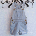 Chinese Distributors Of Little Kids Denim Worn Dungarees With Buttons